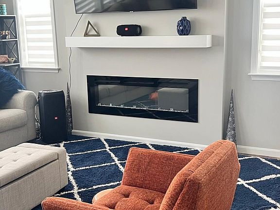 Family room across from Kitchen
