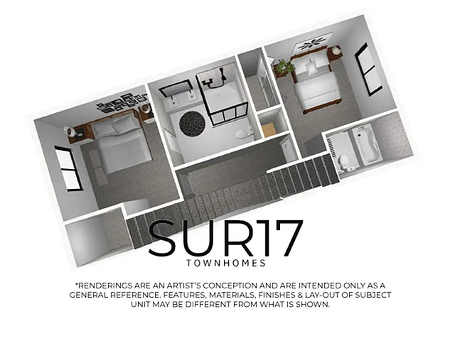 Floor plan Este with Rooftop