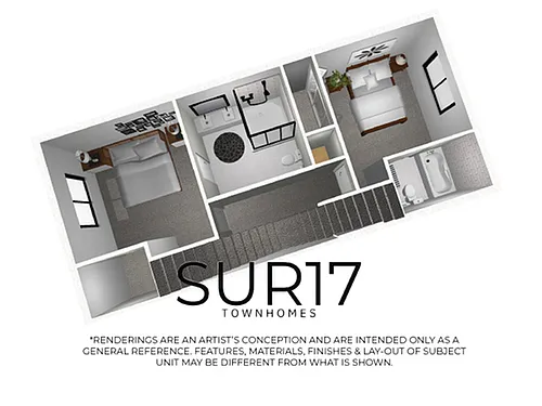 Floor plan Este with Rooftop