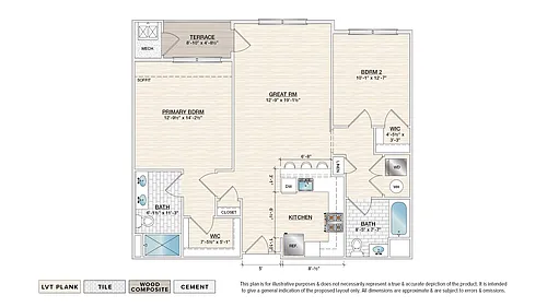 Floor plan The Charlton (LE-C)