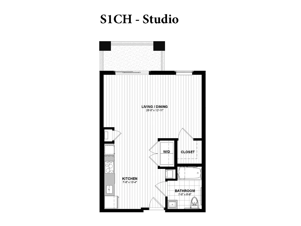 Floor plan S1CH