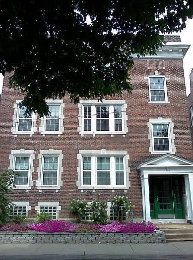 Front of building
