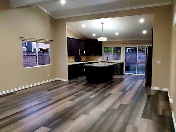 New modern fixtures throughout home.