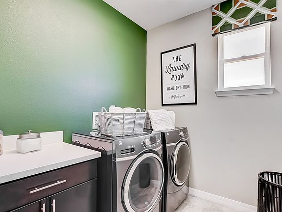 Convenient laundry room