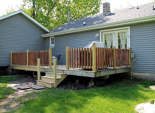 Deck on Back of Ranch