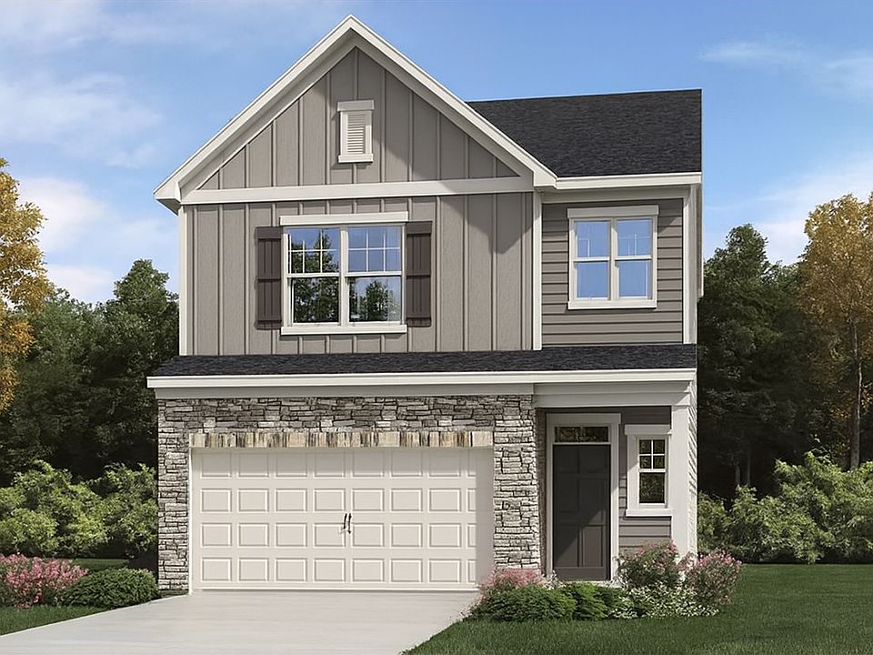 From Elevation of the home. 2nd Bedroom above the Garage.