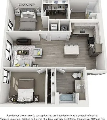 Two Bedroom B1A Two Bedroom B1A