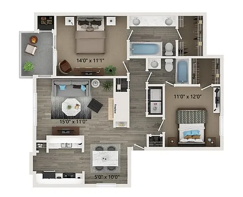 Floor plan B3