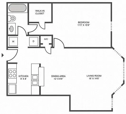 Floor plan 1D Renovation 3