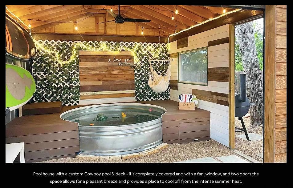 cowboy pool house