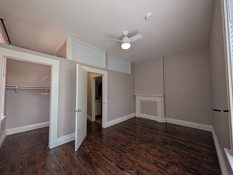 Bedroom #1 with walk-in closet.