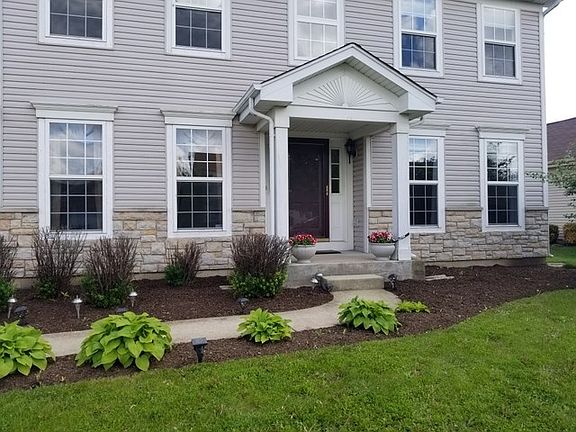 Close-up of front entry.