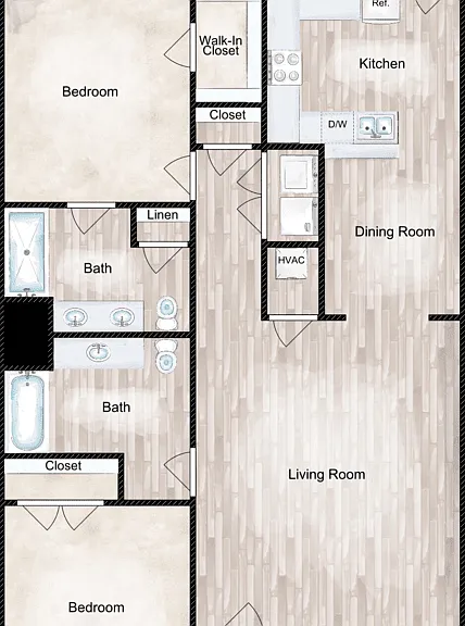 The Madison Floorplan Diagram