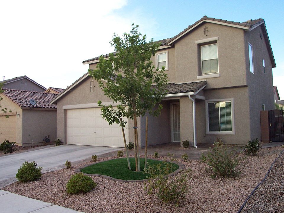 Professionally landscaped front yard