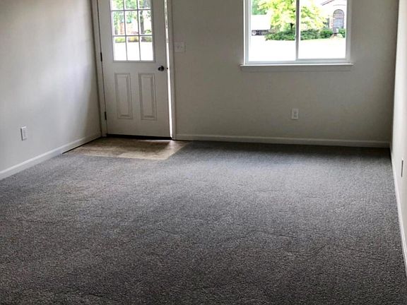View from kitchen to living room