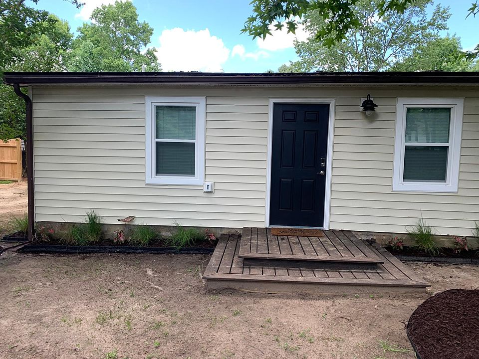 Entrance to unit before pathway was installed