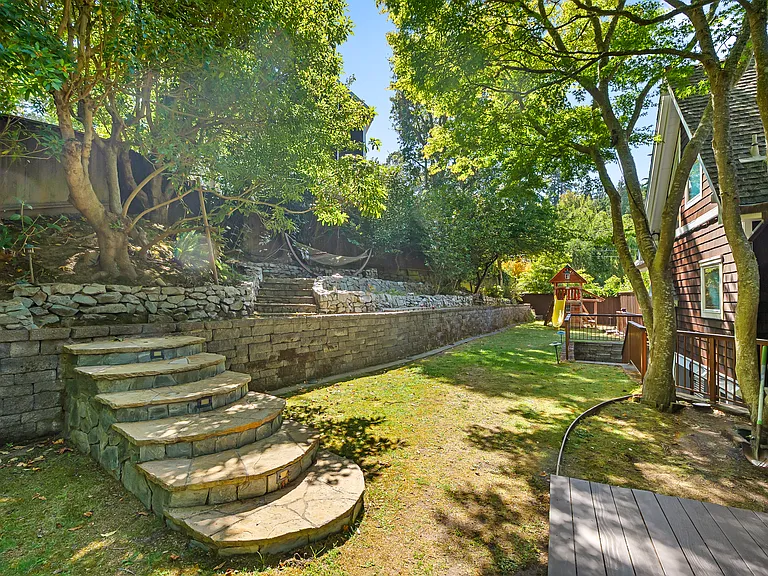 Backyard, great for kids.