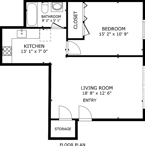 1 bed, 650 sqft, $2,025 — Photo 3