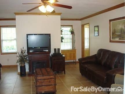 Poreclain tile throughout the house