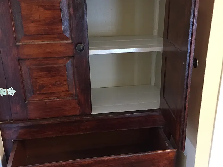 Built in bureau with drawers