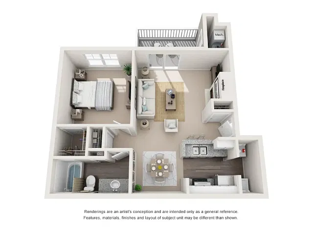 Floor plan The Santee