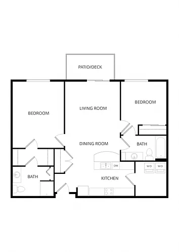 Floor plan 2X2 A