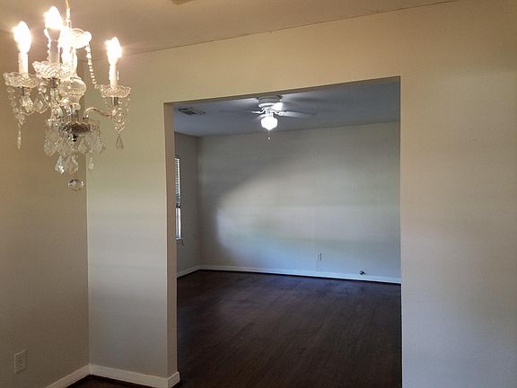 Dining room open to living room