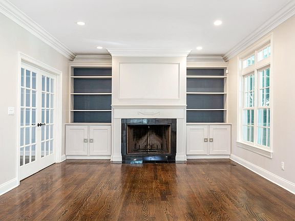 Wood Burning Fireplace with Gas Ignition Feature.