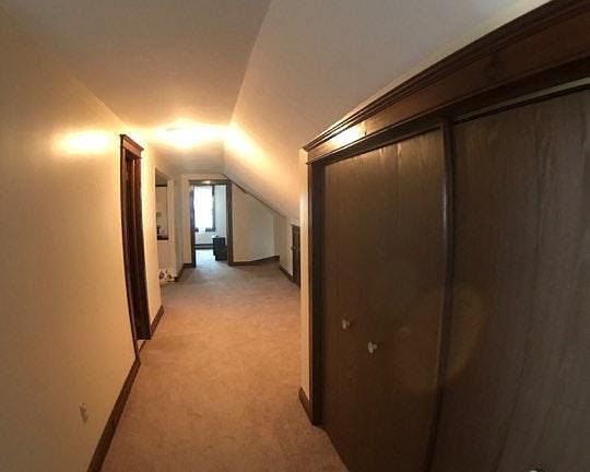 hall, closet space on the right