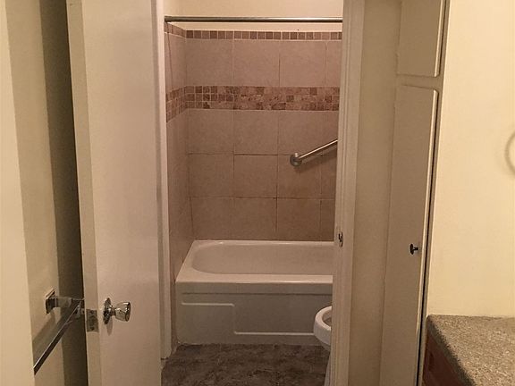 Bathroom view from separate vanity