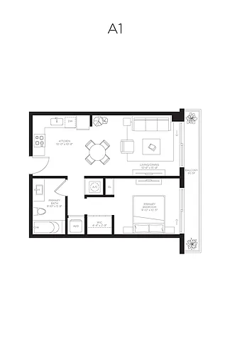 Floor plan A1