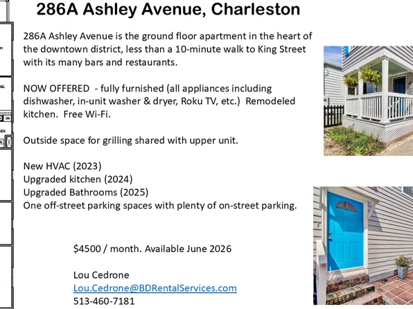 286 Ashley Ave APT A, Charleston, SC 29403
