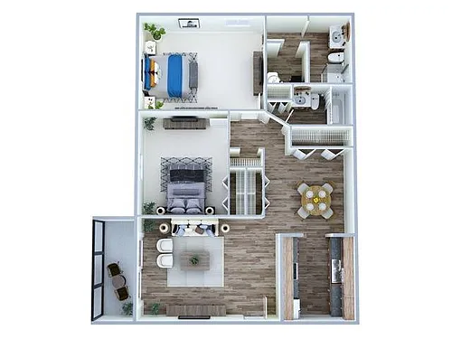 Floor plan B - Sweetbay