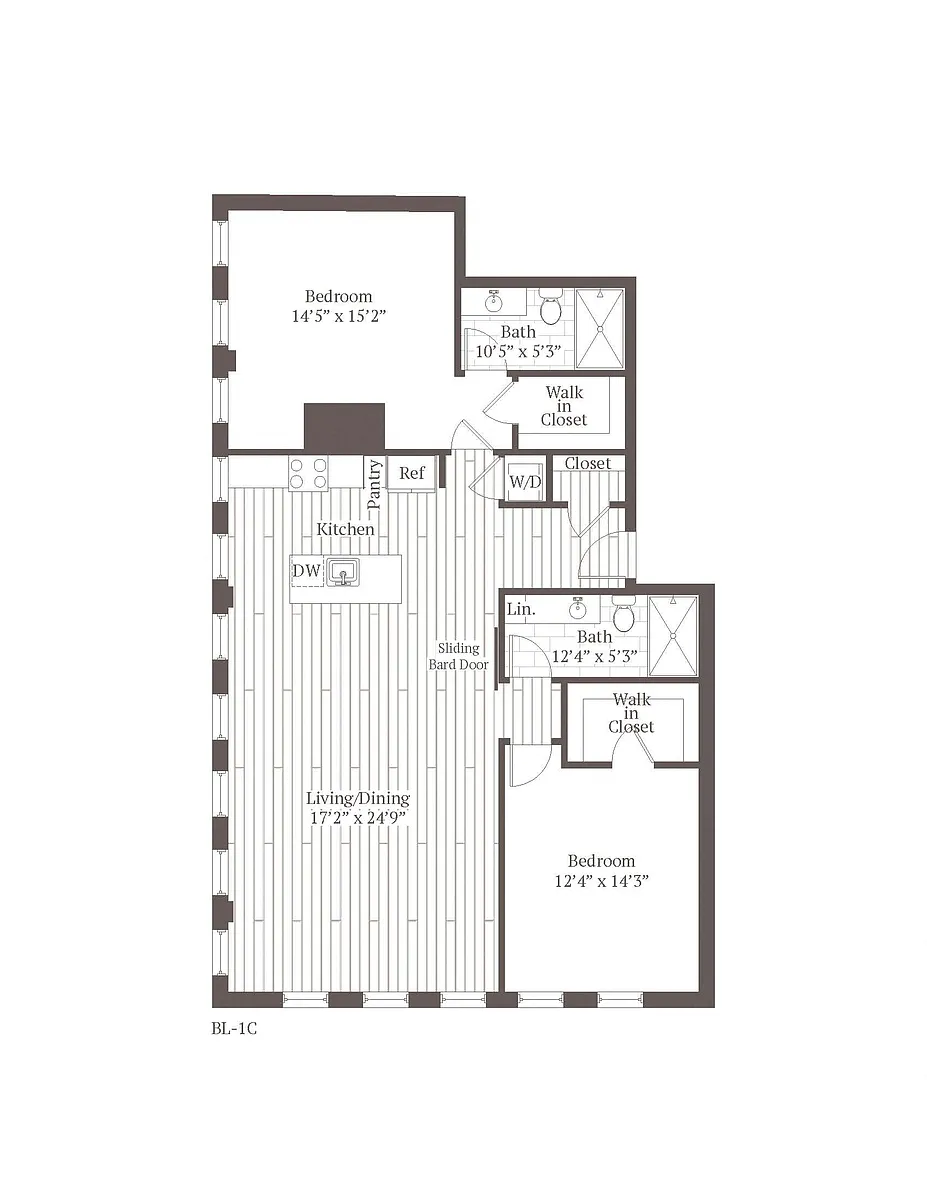 Floor plan BL-1c