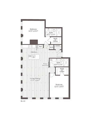 Floor plan BL-1c