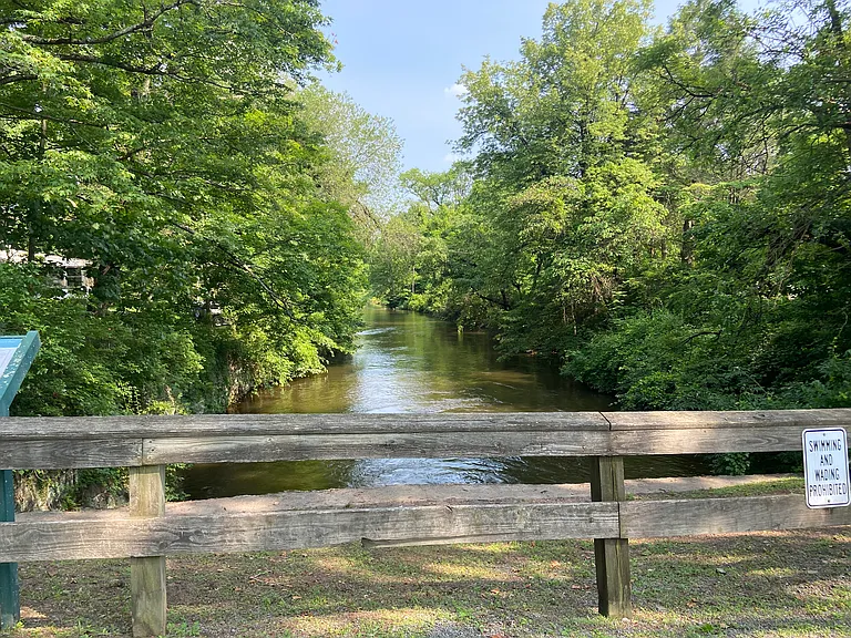 The Delaware Raritan Canal...50 steps from the deck