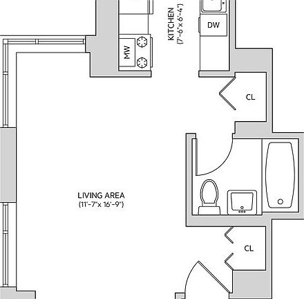 2nd image of 200 W 60th St APT 12D