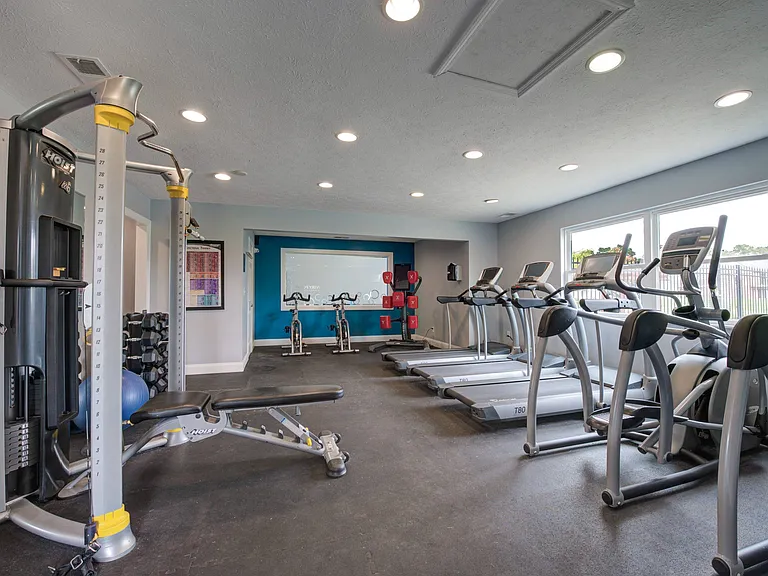 Fitness Center with Training Equipment