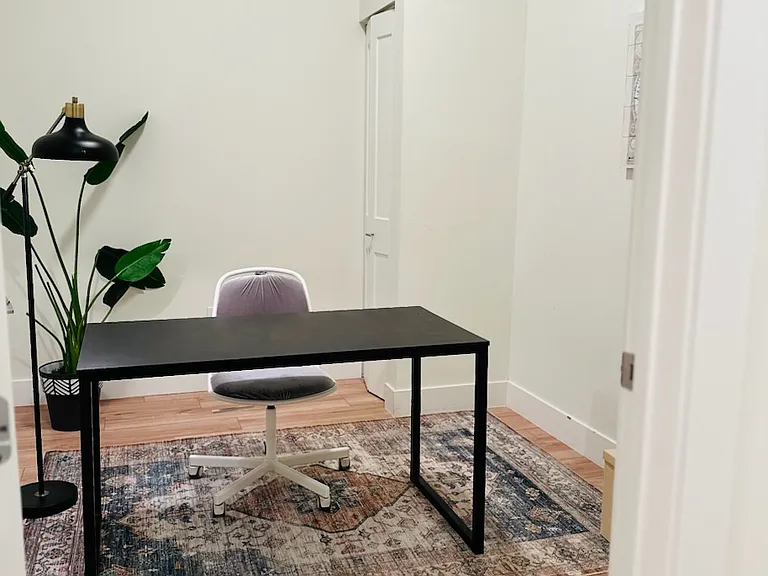 Extra room with closet shown as office