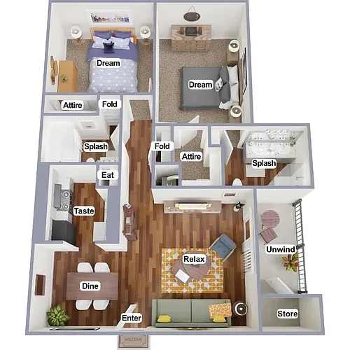 Floor plan B4