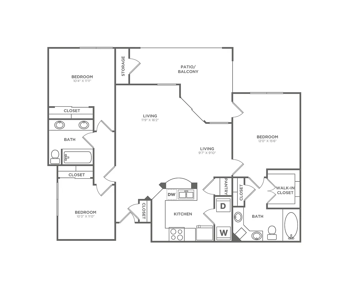 Floor plan C1-Tailored