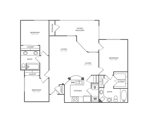 Floor plan C1-Tailored