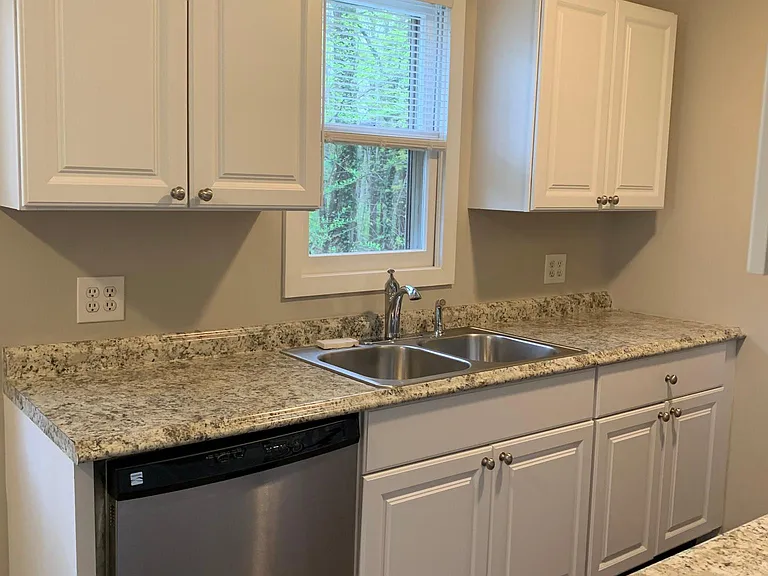 Completely updated kitchen with full size dishwasher.