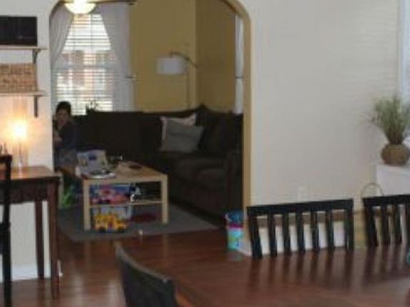 Dining room, looking into living room