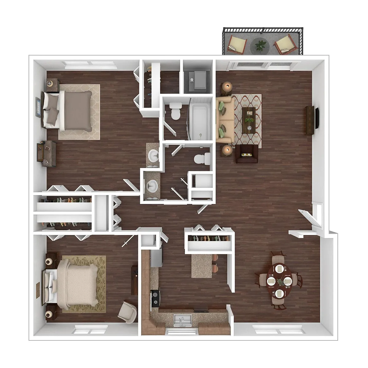 Floor plan 2B15B7
