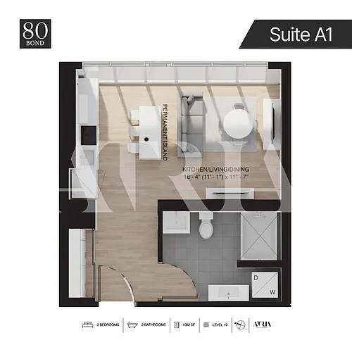 Floor plan Studio