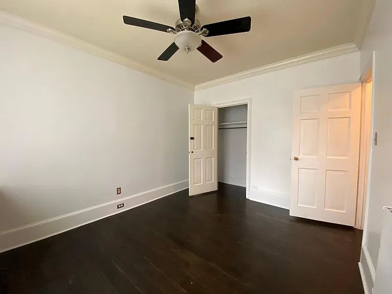 view from corner -- see bedroom closet