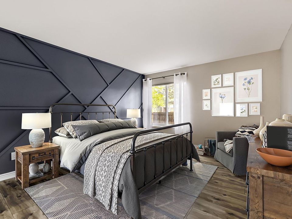 Virtually Staged Primary Bedroom