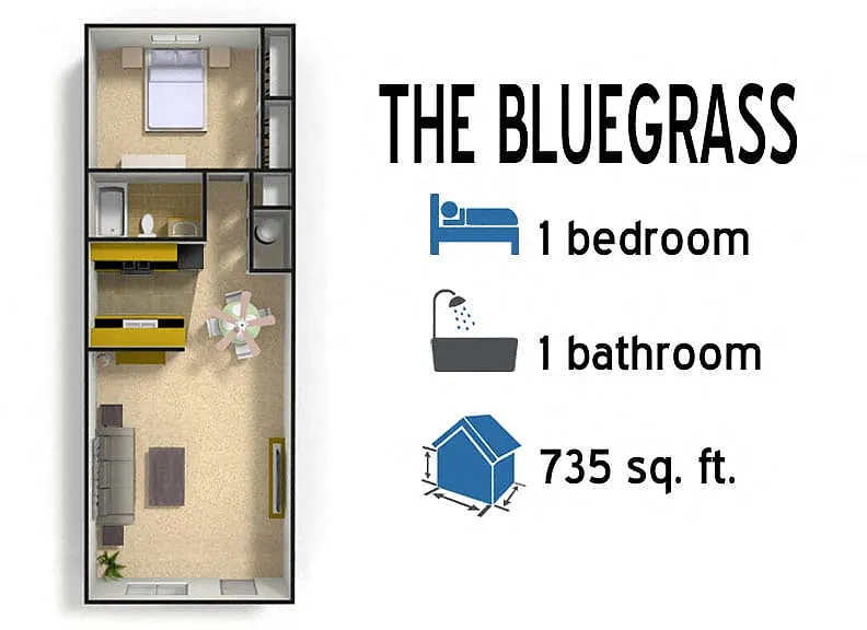 Floor plan The Bluegrass