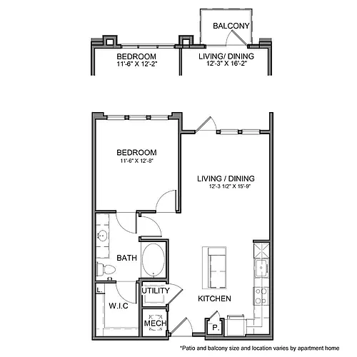 Floor plan BE.A11